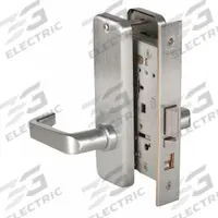 BEST Door Lockset: Classroom Lever Locksets, Chrome, ADA Compliant, Interchangeable Core (MPN 45H7R15J626RH). Key specifications — Ligature Resistance: Not Ligature-Resistant; Brand: BEST; Lockset Function ANSI Code: F05; Visual Indicator Message: No Message; Lockset Style: 45H Escutcheon; ADA Compliant: Yes; Finish: Satin Chromium-Plated : Stainless Steel.