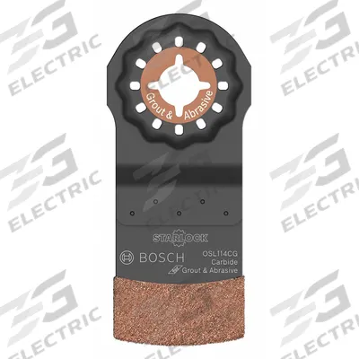 BOSCH Oscillating Scraper Blade: 1 1/4 in Blade Wd, 4 in Blade Lg, Carbide Grit - Starlock Mounted Blades