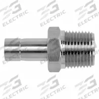 BRENNAN INDUSTRIES Compression Fitting Straight: 1/2 in OD x 1/2 in Pipe Fitting Size (MPN NS2428-08-08-SS). Key specifications — Series: NS2428; Brand: BRENNAN INDUSTRIES.