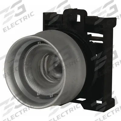 EATON Flush Push Button: 22 mm Mounting Size, Non-Metallic - Illuminated Flush-Mount Push-Button Operators