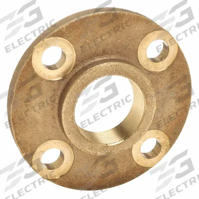 NIBCO Sweat Fitting Adapter: 2 in Pipe, Cup x Flange, Bronze (MPN 775-LF 2) - Low-Lead Cast Copper & Bronze Tube Flanges