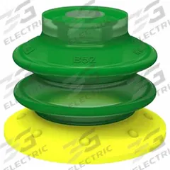 PIAB Vacuum Pad Assembly: G3/8 in, 53.01 mm Pad Dia, Polyurethane, Yellow, 55.12 mm Pad Ht, 30A (MPN BX52P.4K.05AD.F). Key specifications — attr1019194: BX52P.4K.05AD.F; attr1019196: PIAB; attr1019197: 30A.