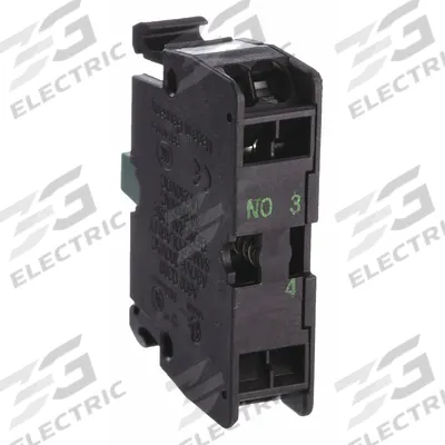 EATON Contact Block: 22 mm Panel Mounting Size, 1NO, Momentary - Contact Blocks