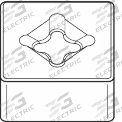 WIDIA Square Turning Insert: SNGX453T0820 - Square (S) Indexable Turning Inserts