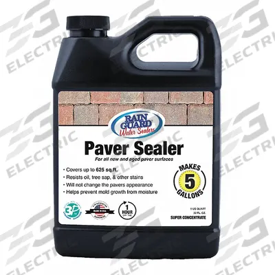 RAINGUARD Sealer: Sealer, Exterior/Interior, Water, 1 qt Container Size, Clear - Concrete & Paver Sealers