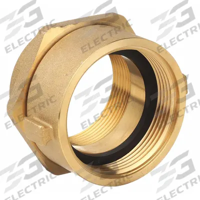 MOON AMERICAN Fire Hose Adapter: 2 1/2 in Compatible Pipe Size, NH x NPT, Straight, Brass - Brass Swivel Fire Hydrant & Standpipe Adapters