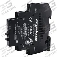 CRYDOM Solid State Relay: DIN-Rail Mounted, 48 to 600V AC Output, Heat Sink Integral, SCR (MPN DR48D06). Key specifications — Brand: CRYDOM.