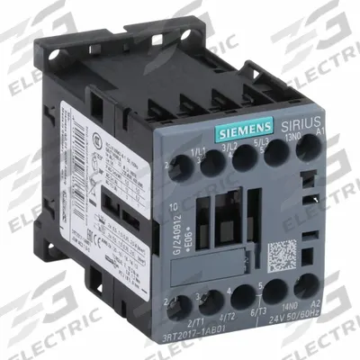 Siemens Magnetic Contactor: Non-Reversing, 3 Poles, 3NO Contacts, 12 A - Non-Reversing IEC Contactors