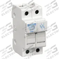 MERSEN Fuse Block: Finger-Safe, 2 Pole, 800 V AC, DIN Rail Mounting, Pressure Plate Termination (MPN USM2). Key specifications — Brand: MERSEN.