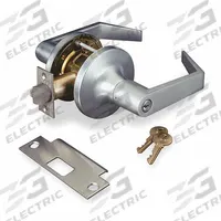 ASSA ABLOY ACCENTRA Door Lockset: Office Lever Locksets, Chrome, ADA Compliant, LFIC (MPN AU5407LN x 626 x YMS). Key specifications — attr1024149: Not Ligature-Resistant; attr1011488: ASSA ABLOY ACCENTRA; attr1024446: F109; attr1011524: No Message; attr1011506: Augusta; attr1011485: Yes; attr1059461: Satin Chromium-Plated : Heavy Gauge Steel.