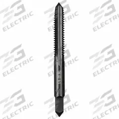 MILWAUKEE Straight Flute Tap: 1/4"-20 UNC, 2B, 4 Flute, Plug Chamfer, Black Oxide Carbon Steel (MPN 49-57-5134)