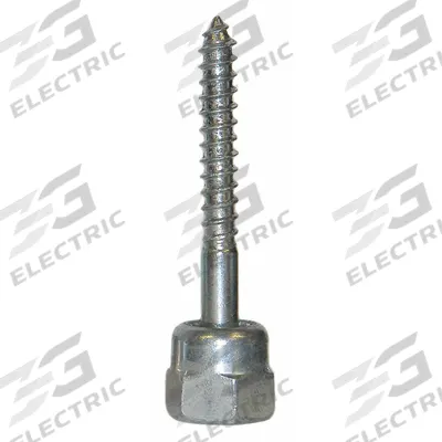 SAMMYS Rod Hanger: 1/4 in Overall Dia, 1 in Overall Lg, 1/4 in Screw Size, Steel - Rod Hangers for Wood