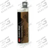 3M Acrylic Adhesive: DP8005, Ambient Cured, 45 mL, Dual-Cartridge, Off-White, Thick Liquid. Key specifications — Series: DP8005; Cured Color: Off-White.