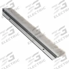NATIONAL GUARD Door Sweep: Brush Insert, Aluminum, 48 in Lg, 1 7/8 in Wd, Aluminum (MPN 601A-48). Key specifications — Brand: NATIONAL GUARD.