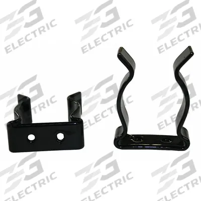 ZICO Standard Spring Clip: 11/64 in Peg Hole, 1 5/8 in x 1 5/8 in x 5/8 in, Screw-In - Spring Clips for Round-Hole Pegboard