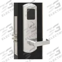 TOWNSTEEL Electronic Keyless Lock: RFID, ADA Compliant, Chrome (MPN FME-2010-RFID-S-626). Key specifications — Product Type: Electronic Keyless Lock; Manufacturer Part Number: FME-2010-RFID-S-626; Access Method: RFID; Key Override Options: Schlage "C" 6 Pin Keyway; Lever Style: Rigid.