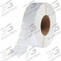 APPROVED VENDOR Printer Label: 2 in Label Wd, 1 in Label Ht, White, 3 in Core Dia., 8 PK (MPN 35YP22). Key specifications — Brand: APPROVED VENDOR; Label Color: White.
