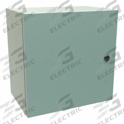 HAMMOND Electrical Enclosure: Steel, 16 in x 16 in x 10 in, NEMA 12/3R/4, Solid Cover - Steel Washdown Enclosures