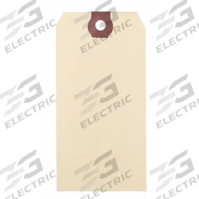 APPROVED VENDOR Shipping Tag: #4, 4 1/4 in Tag Ht, 2 1/8 in Tag Wd, 13 Points, Manila - Manila Shipping Tags