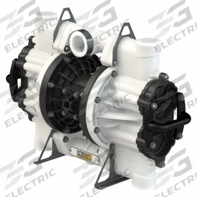 VERSAMATIC Air Operated Double Diaphragm Pump: Polypropylene Body, 2 in, NPT Connection - Polypropylene Housing AODD Pumps