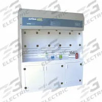 AIRCLEAN SYSTEMS Ductless Fume Hood: AirClean Systems, 48 in Overall Wd, 54 in Overall Ht, White (MPN AC4000). Key specifications — Assembly: Fully Assembled; Brand: AIRCLEAN SYSTEMS; Base/Stand Included: Yes; Blower Included: Yes; Work Surface Included: Yes.