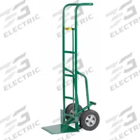 APPROVED VENDOR General Purpose Hand Truck: 800 lb, Flow-Back Handle, Green, Steel, Flat-Free (MPN TF-370-10). Key specifications — Brand: APPROVED VENDOR; Color: Green.