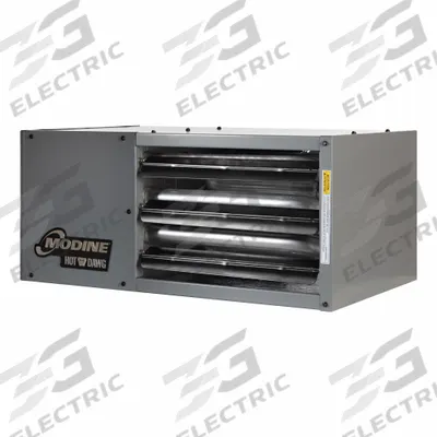 MODINE Gas Wall and Ceiling Unit Heater: 75,000 BtuH Heating Capacity Input, Propeller - Standard-Profile Suspended Gas Wall & Ceiling Unit Heaters