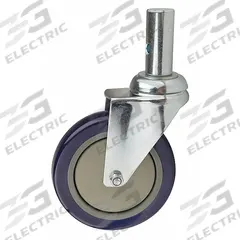 DAYTON Caster: 150 lb Load Capacity, 1 1/4 in W, 5 in Overall Lg, Plastic/Steel, 1 1/4 in Overall Wd (MPN PUC-855). Key specifications — Compatible Grainger Part Number: 4ZJ30; Manufacturer Part Number: PUC-855; Accessory Type: Caster.