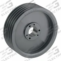 APPROVED VENDOR V-Belt Pulley: C150, 5 Groove, 15.4 in OD, Bushed Bore, E, For C/CX Belt Section (MPN 5C150E). Key specifications — Pulley Industry Number: C150; Pitch Diameter: 15 in (C); For Belt Section (broad, with similar types): C or CX.