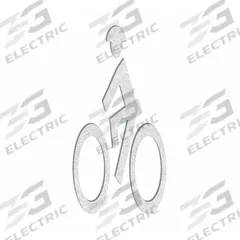 RAE Preformed Thermoplastic Pavement Markings: Bike Man, White, 8 ft Lg, 6 ft Wd (MPN PR-TH-3572). Key specifications — Legend: Bike Man; Brand: RAE; Color: White; Adhesion Method: Hand Torch; Material: Thermoplastic.