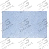 GRAINGER Air Filter Pad: 15 in x 24 in x 3/8 in, Fiberglass, Blue/White (MPN 1W633). Key specifications — attr1286261: Fiberglass; attr1286264: No; attr1286288: White; attr1286283: GRAINGER.