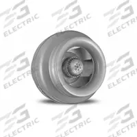 In-Line Duct Fan: 10 in Duct, 120V AC, 1 Ph, 60 Hz Freq, Metal (MPN VTX1000). Key specifications — Includes: Mounting Bracket; Brand: PANASONIC; Speed Controllable: Yes; Housing Material: Metal; Nameplate Voltage: 120V AC; Number of Speeds: Variable.
