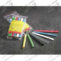 3M Heat Shrink Tubing: 0.38 in I.D. Before Shrinking, 0.14 in I.D. After Shrinking, 4 ft Lg, 125 PK (MPN MW-3/8-48"-RED-125 PCS). Key specifications — Color: Red; Brand: 3M.