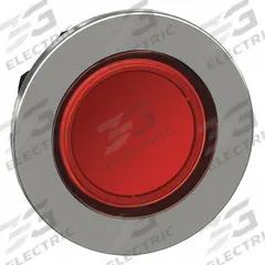SCHNEIDER Flush Push Button: Red, 30 mm Mounting Size, Metallic, Maintained (MPN ZB4FH043). Key specifications — Brand: SCHNEIDER; Action: Maintained; Series: XB4; Push Button Material Type: Metallic.