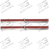 MURRELEKTRONIK Pro bridging strip: Red Plug-In Link - Set of 2, Mico Pro, 40 A Current, 500 mm Ht (MPN 9000-41000-0000001). Key specifications — Brand: MURRELEKTRONIK; Accessory Type: Red Endless Plug-In Link; For Use With: Mico Pro.