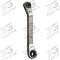 YELLOW JACKET Box End Wrench: Chrome, 1/4 in_3/8 in_3/16 in_5/16 in Head Size, 5 1/2 in Overall Lg (MPN 60616). Key specifications — attr309490: Chrome; attr309484: Yes; attr309492: No; attr324928: YELLOW JACKET.