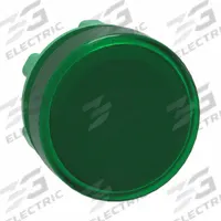 SCHNEIDER ELECTRIC Pilot Light Head: 22 mm Panel Mounting Hole Dia, Green, Smooth, LED, XB5 Series (MPN ZB5AV033). Key specifications — Brand: SCHNEIDER; Compatible Lamp Module Type: Universal LED Module; Compatible with Series: XB5.