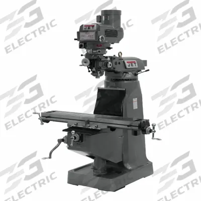 JET Vertical Milling Machine: JTM-4VS-1, 2 hp - Variable-Speed Vertical Milling Machines
