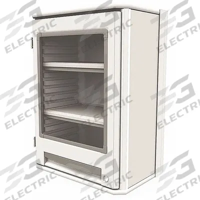 METRO Supply Cabinet: 21 1/2 in x 13 3/4 in x 29 1/2 in, 2 Shelves, 1 Doors, Keyed - Antimicrobial Plastic Wall-Mount Medical Cabinets