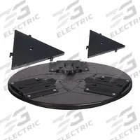 DIXIE Cutlery Dispenser Carousel: Stand, 1 1/8 in Ht, 18 1/4 in Dp, Black (MPN SSC3). Key specifications — SFI Certified: No; Recyclable: No; USDA Certified Bio-based Products: No; Dispenser Type: Cutlery Dispenser Carousel; Bio-Based: No; Mounting Type: Stand; Refill Indicator: No; Color: Black.