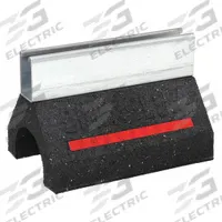 DURA-BLOK Pipe Support Block: Rubber Base, Electroplated Cast Iron, 6 in Overall Lg (MPN DB610). Key specifications — Support Material: Cast Iron; Base Material: Rubber; Base Size: 6 in L x 9.6 in W; Brand: DURA-BLOK.