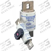 Semiconductor Fuse: A50P Series, Fast-Acting, 250 A, 500 V AC, 500 V DC DC Volt Rating (MPN A50QS250-4). Key specifications — Series: A50P; Brand: MERSEN; Voltage Type: AC/DC.