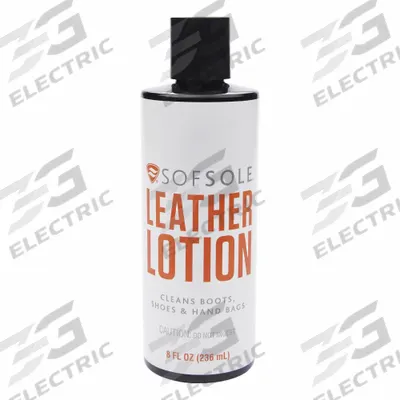 SOFSOLE Leather Lotion: 82067, Clear, Acrylic Emulsion/Caster Oil/Mineral Oil/Water - Boot & Shoe Shine Tools