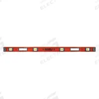 JOHNSON LEVEL Aluminum Level: Level & Plumb, I-Beam, Cushioned, Cushioned, 48 in Overall Lg, 0.029° (MPN 1254-4800). Key specifications — attr934734: 1254-4800; attr934735: JOHNSON LEVEL; attr939796: Acrylic; attr939781: Strip; attr983962: Aluminum; attr939959: Top & Side Read; attr939953: Removable End Caps.