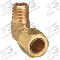 PARKER Compression Fitting Elbow: 1/2 in OD x 3/8 in Pipe Fitting Size, Compression x MNPT, 10 PK (MPN 169CA-8-6). Key specifications — Brand: PARKER.