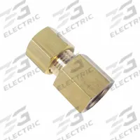 PARKER Compression Fitting Coupling: 3/8 in Pipe x 12 mm OD Fitting Size, BSPP x Compression, Brass (MPN 0114 12 17). Key specifications — Brand: PARKER.