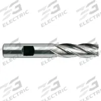 YG-1 Square End Mill: High Speed Steel, 4 Flute, 5/32" Mill Dia, 7/16" LOC, 2-3/8" OAL (MPN 04041)