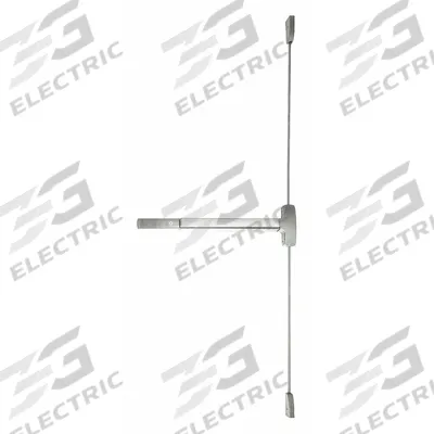 FALCON EXITS Surface Vertical Rod: 4 ft Max Door Wd - Surface Vertical Rod Push Bars