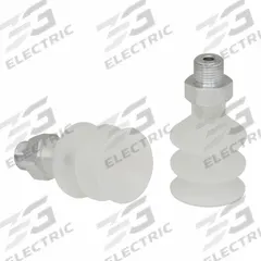 SCHMALZ Vacuum Pad Assembly: Multi-Bellows, 2.5 Folds, G1/8 in Vacuum Port, 26 mm Pad Dia, Clear (MPN 10.01.06.00337). Key specifications — attr1019136: 10.01.06.00337; attr1019138: SCHMALZ; attr1019139: 55 A.