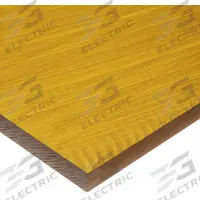 PEI Bar: 0.75 in Thick, 1 in x 24 in, Amber, Translucent, 15,200 psi Tensile Strength, 1.0 ft-lb/in (MPN BULK-PS-PEI-51). Key specifications — Impact Strength: 1.0 ft-lb/in; Clarity: Translucent.